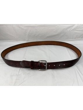 Brothers and Sons Men's Tooled Flying Eagle Belt SIZE 44